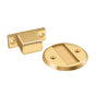 Deltana - Magnetic Door Holder Flush 2-1/2'' Diameter - PVD Polished Brass
