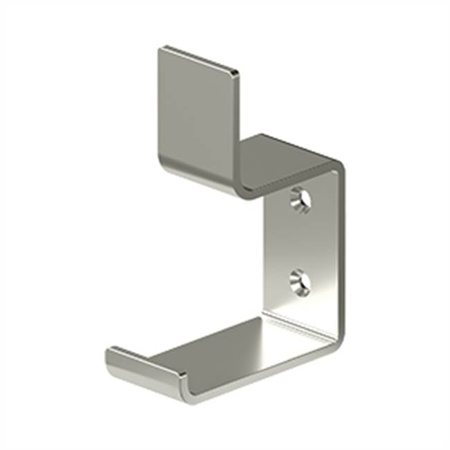 Deltana - Heavy Duty, Modern Hook, 2-5/8'' Projection - Polished Nickel