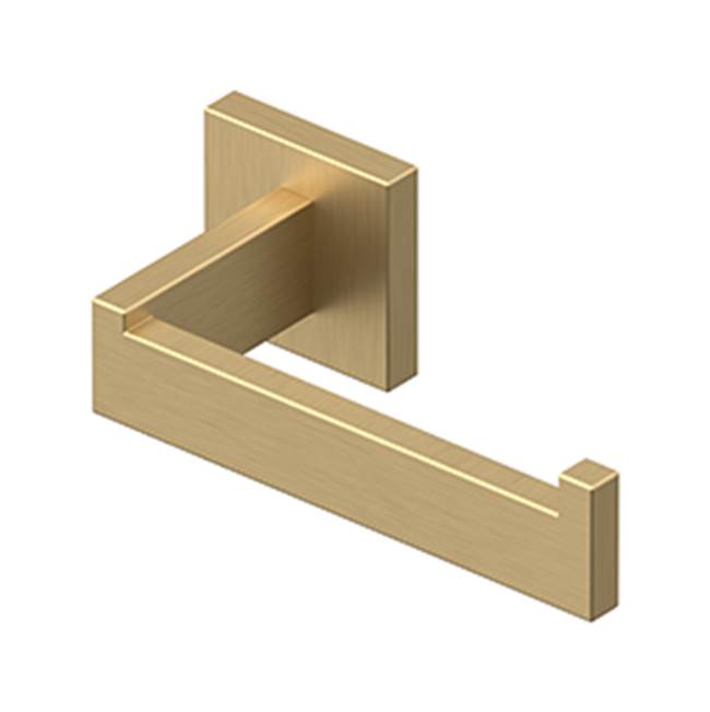 Deltana - TOILET PAPER HOLDER, SINGLE POST, MM SERIES - Brushed Brass