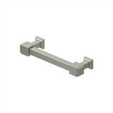 Deltana - Decorative Cabinet Pull 4'', Manhattan, Solid Brass - Brushed Nickel