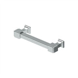 Deltana - Decorative Cabinet Pull 4'', Manhattan, Solid Brass - Polished Chrome