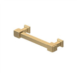 Deltana - Decorative Cabinet Pull 4'', Manhattan, Solid Brass - Brushed Brass