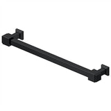 Deltana - Decorative Cabinet Pull 7'', Manhattan, Solid Brass - Paint Black