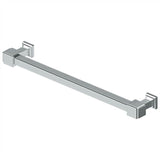 Deltana - Decorative Cabinet Pull 7'', Manhattan, Solid Brass - Polished Chrome
