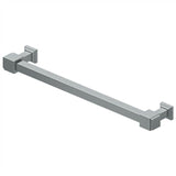 Deltana - Decorative Cabinet Pull 7'', Manhattan, Solid Brass - Brushed Chrome