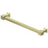 Deltana - Decorative Cabinet Pull 7'', Manhattan, Solid Brass - Unlacquered Brass