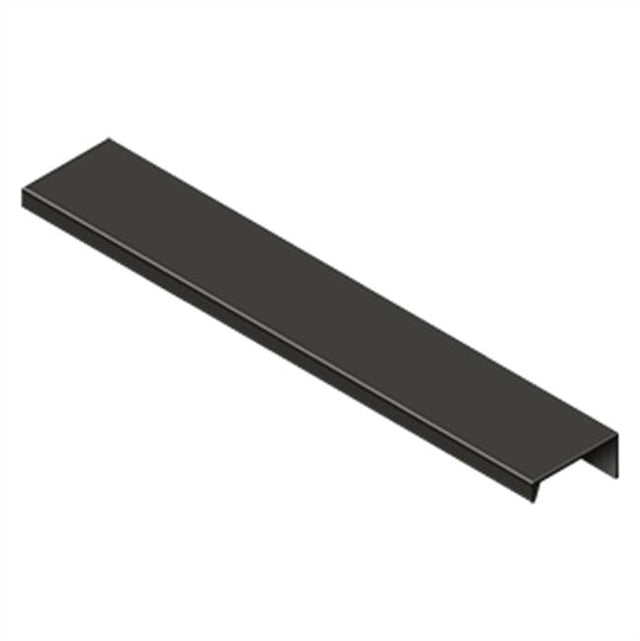 Deltana - Modern Cabinet Angle Pull, 9-1/16'', Aluminum - Oil-rubbed Bronze
