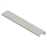 Deltana - Modern Cabinet Angle Pull, 9-1/16'', Aluminum - Brushed Nickel