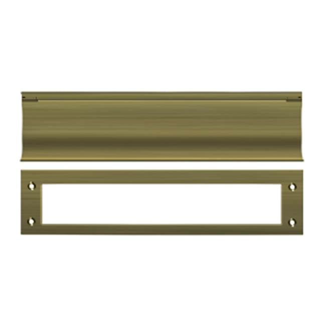 Deltana - Mail Slot, HD - Antique Brass