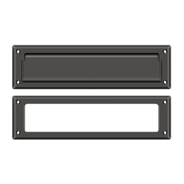 Deltana - Mail Slot 13-1/8'' with Interior Frame - Oil-rubbed Bronze