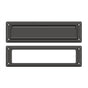 Deltana - Mail Slot 13-1/8'' with Interior Frame - Oil-rubbed Bronze