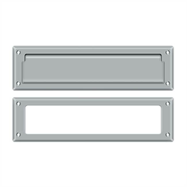 Deltana - Mail Slot 13-1/8'' with Interior Frame - Brushed Chrome