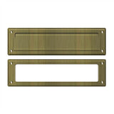 Deltana - Mail Slot 13-1/8'' with Interior Frame - Antique Brass