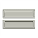 Deltana - Mail Slot 13-1/8'' with Interior Flap - Brushed Nickel
