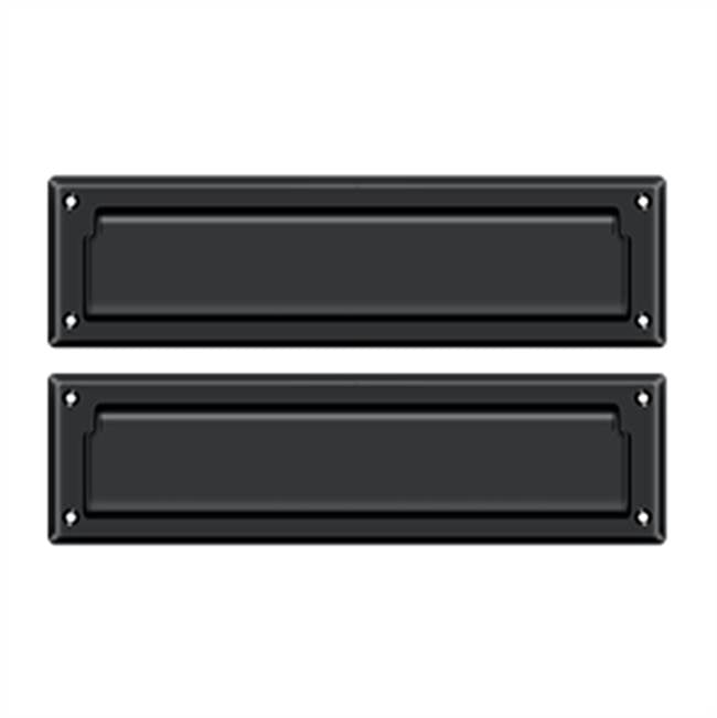 Deltana - Mail Slot 13-1/8'' with Interior Flap - Paint Black