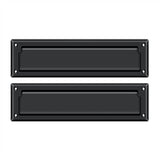 Deltana - Mail Slot 13-1/8'' with Interior Flap - Paint Black