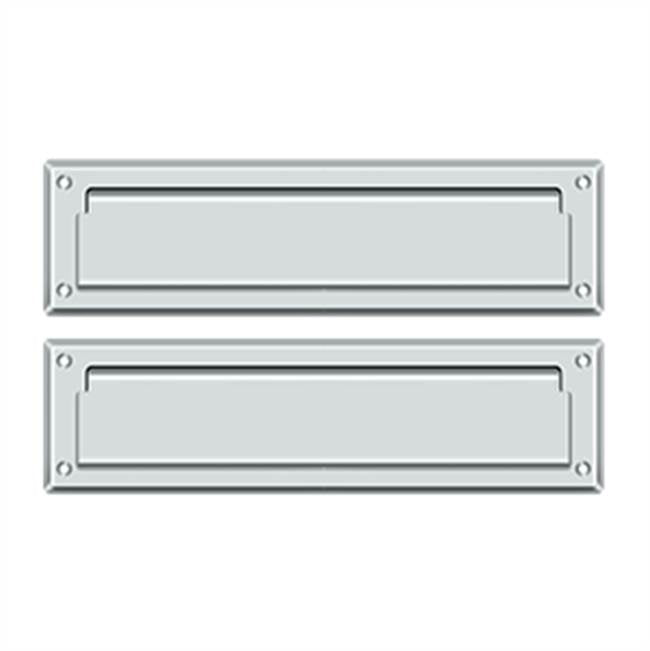 Deltana - Mail Slot 13-1/8'' with Interior Flap - Polished Chrome