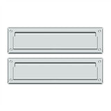 Deltana - Mail Slot 13-1/8'' with Interior Flap - Polished Chrome