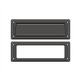 Deltana - Mail Slot 8-7/8'' with Interior Frame - Oil-rubbed Bronze