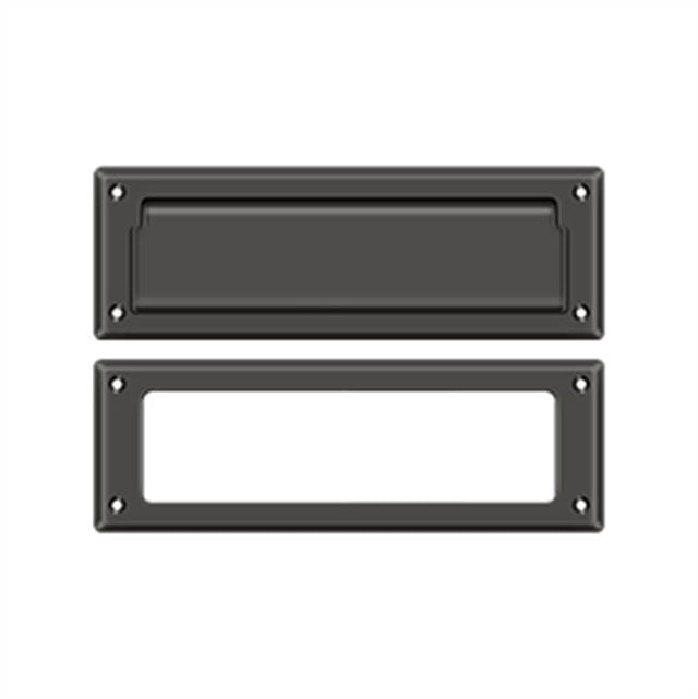 Deltana - Mail Slot 8-7/8'' with Interior Frame - Oil-rubbed Bronze