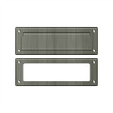 Deltana - Mail Slot 8-7/8'' with Interior Frame - Antique Nickel