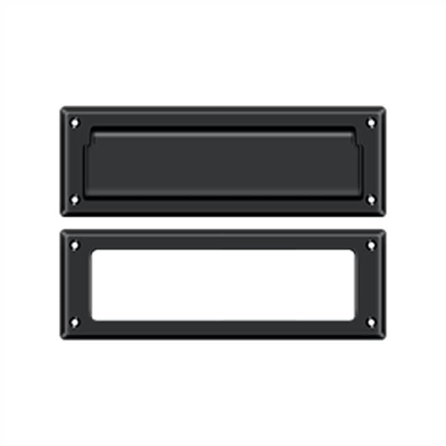 Deltana - Mail Slot 8-7/8'' with Interior Frame - Paint Black