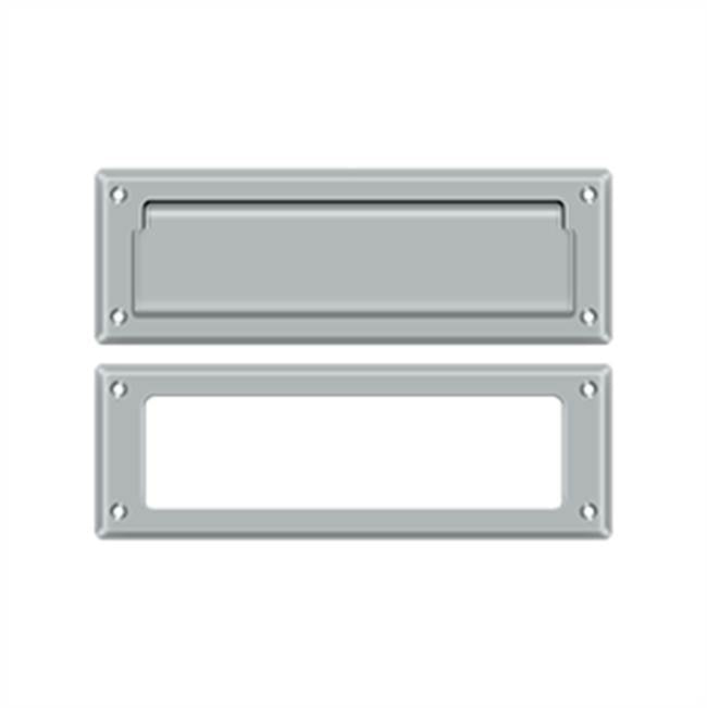 Deltana - Mail Slot 8-7/8'' with Interior Frame - Brushed Chrome