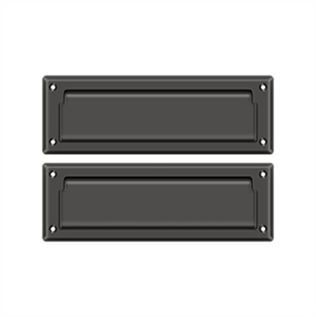 Deltana - Mail Slot 8-7/8'' with Back Plate - Oil-rubbed Bronze