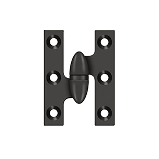 Deltana - 2'' x 1-1/2'' Hinge - Oil-rubbed Bronze
