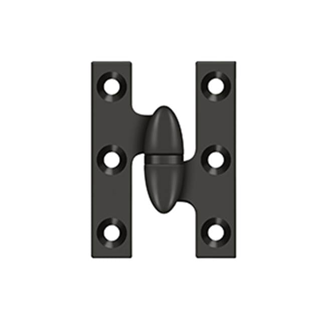 Deltana - 2'' x 1-1/2'' Hinge - Oil-rubbed Bronze