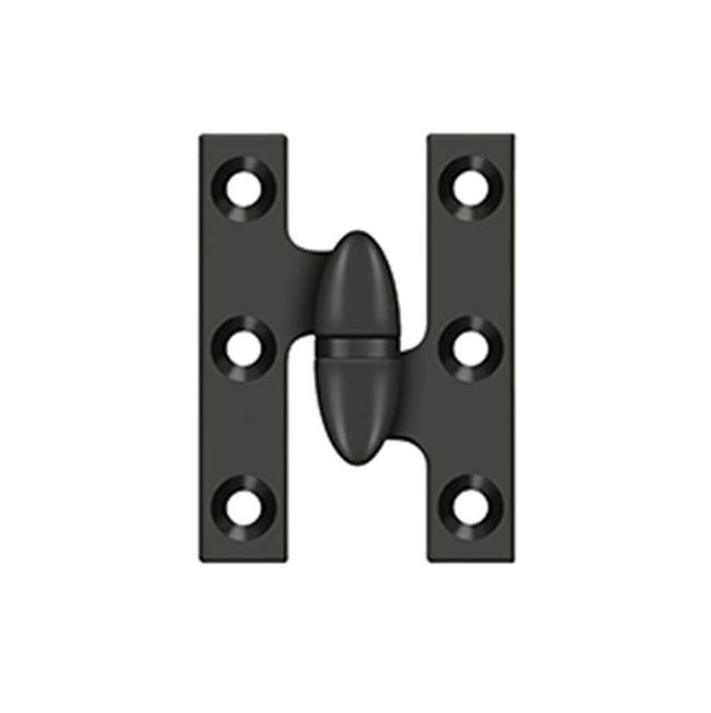 Deltana - 2'' x 1-1/2'' Hinge - Oil-rubbed Bronze