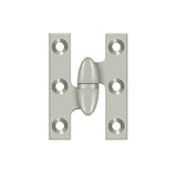 Deltana - 2'' x 1-1/2'' Hinge - Brushed Nickel