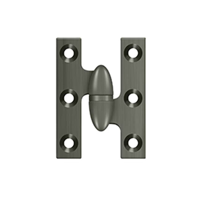 Deltana - 2'' x 1-1/2'' Hinge - Antique Nickel