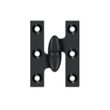Deltana - 2'' x 1-1/2'' Hinge - Paint Black