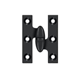 Deltana - 2'' x 1-1/2'' Hinge - Paint Black
