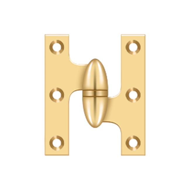 Deltana - 2-1/2'' x 2'' Hinge - PVD Polished Brass