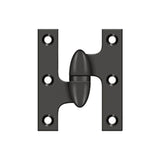 Deltana - 2-1/2'' x 2'' Hinge - Oil-rubbed Bronze