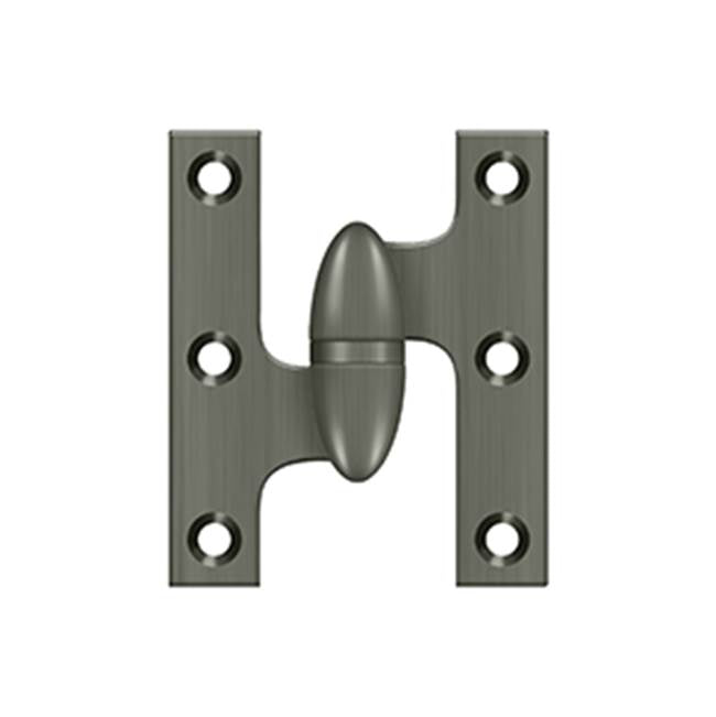 Deltana - 2-1/2'' x 2'' Hinge - Antique Nickel