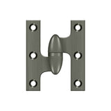 Deltana - 2-1/2'' x 2'' Hinge - Antique Nickel
