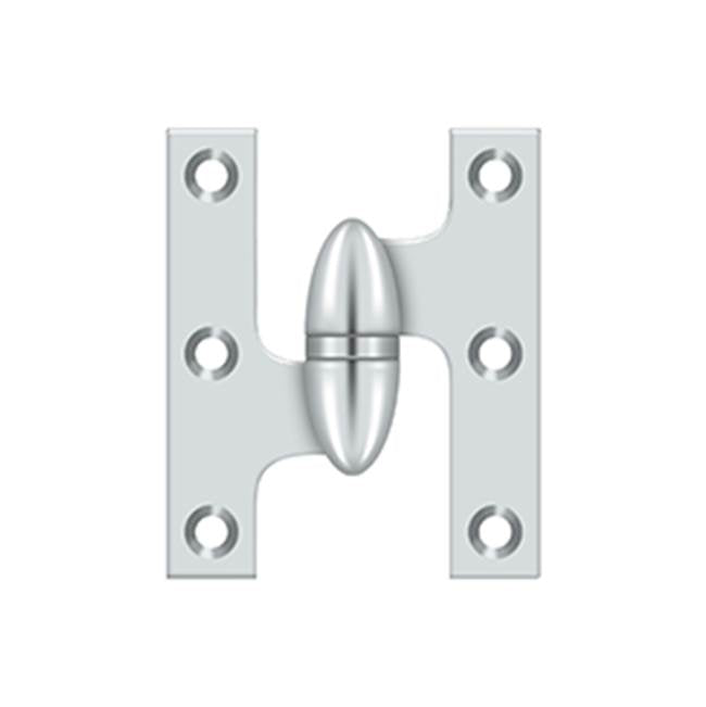 Deltana - 2-1/2'' x 2'' Hinge - Polished Chrome