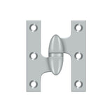 Deltana - 2-1/2'' x 2'' Hinge - Brushed Chrome