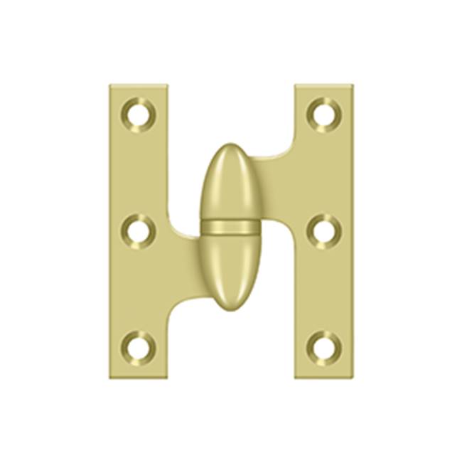 Deltana - 2-1/2'' x 2'' Hinge - Polished Brass