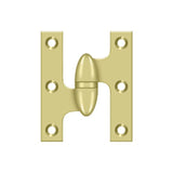 Deltana - 2-1/2'' x 2'' Hinge - Polished Brass