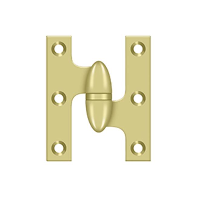 Deltana - 2-1/2'' x 2'' Hinge - Polished Brass
