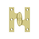 Deltana - 2-1/2'' x 2'' Hinge - Polished Brass