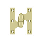 Deltana - 2-1/2'' x 2'' Hinge - Unlacquered Brass