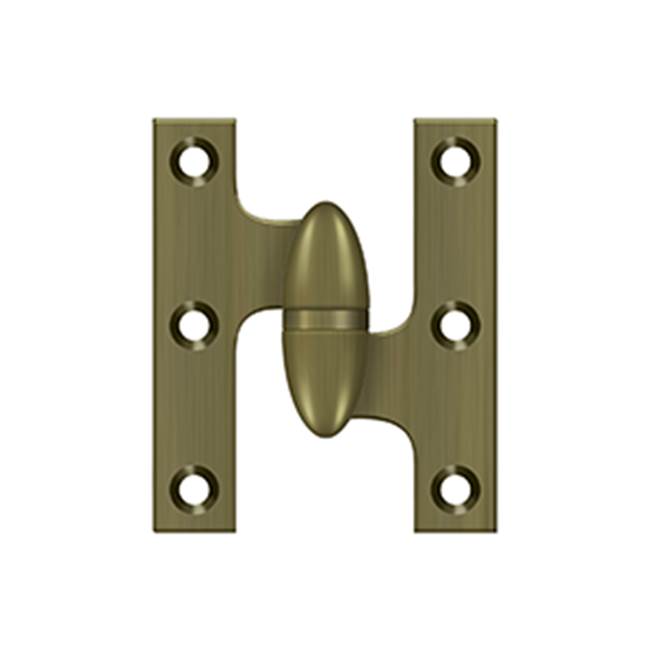 Deltana - 2-1/2'' x 2'' Hinge - Antique Brass