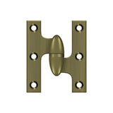 Deltana - 2-1/2'' x 2'' Hinge - Antique Brass