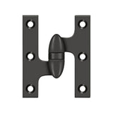 Deltana - 3'' x 2-1/2'' Hinge - Oil-rubbed Bronze