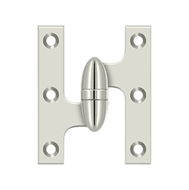Deltana - 3'' x 2-1/2'' Hinge - Polished Nickel